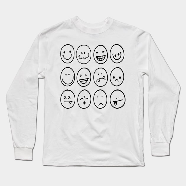 most trendy emotions Long Sleeve T-Shirt by Design Knight